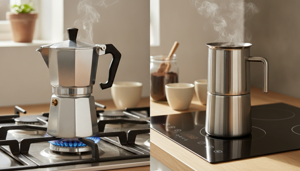 découvrez les différences essentielles entre la cafetière classique et la cafetière à induction, et comment choisir celle qui convient le mieux à vos habitudes de préparation de café.