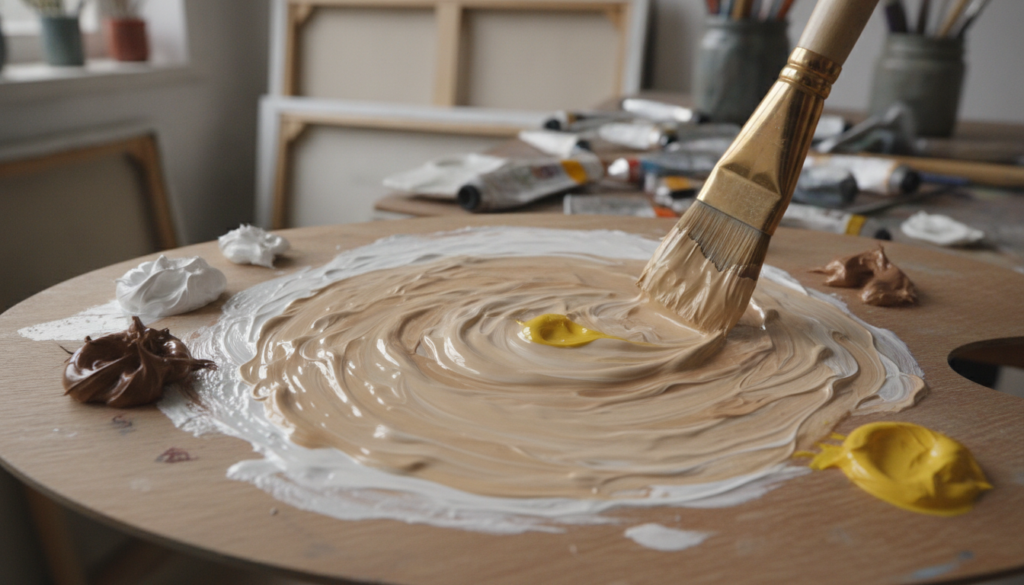 découvrez comment créer la couleur beige parfaite en peinture grâce à nos conseils simples pour un mélange harmonieux et réussi.