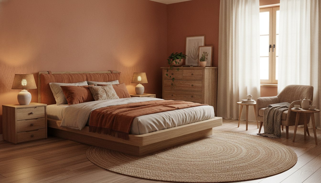 Chambre terracotta et bois : comment réussir l&rsquo;alliance parfaite pour un cocon chaleureux ?