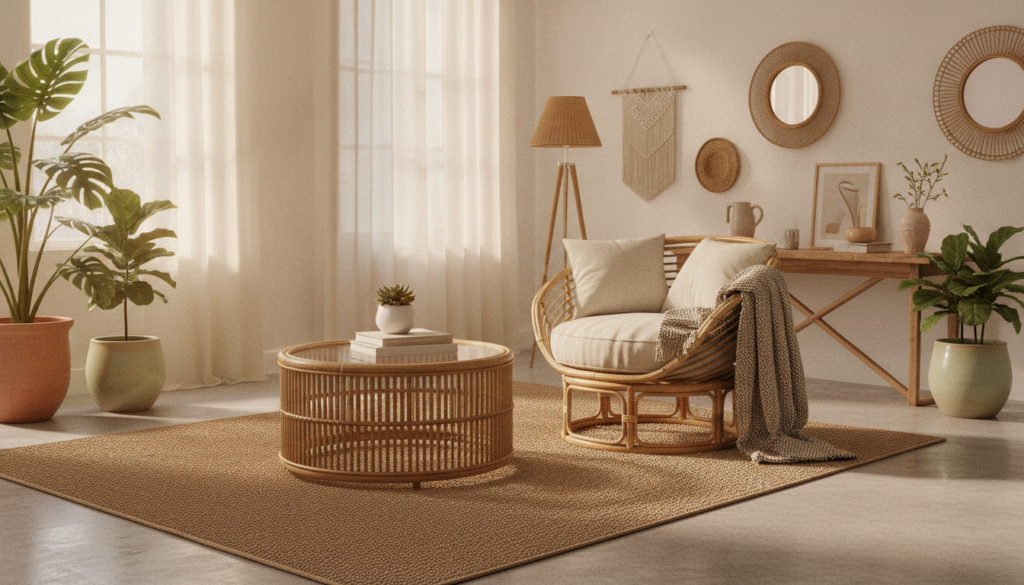 découvrez comment intégrer un meuble en rotin pour créer un intérieur à la fois chaleureux et tendance, alliant naturel et style dans votre décoration.