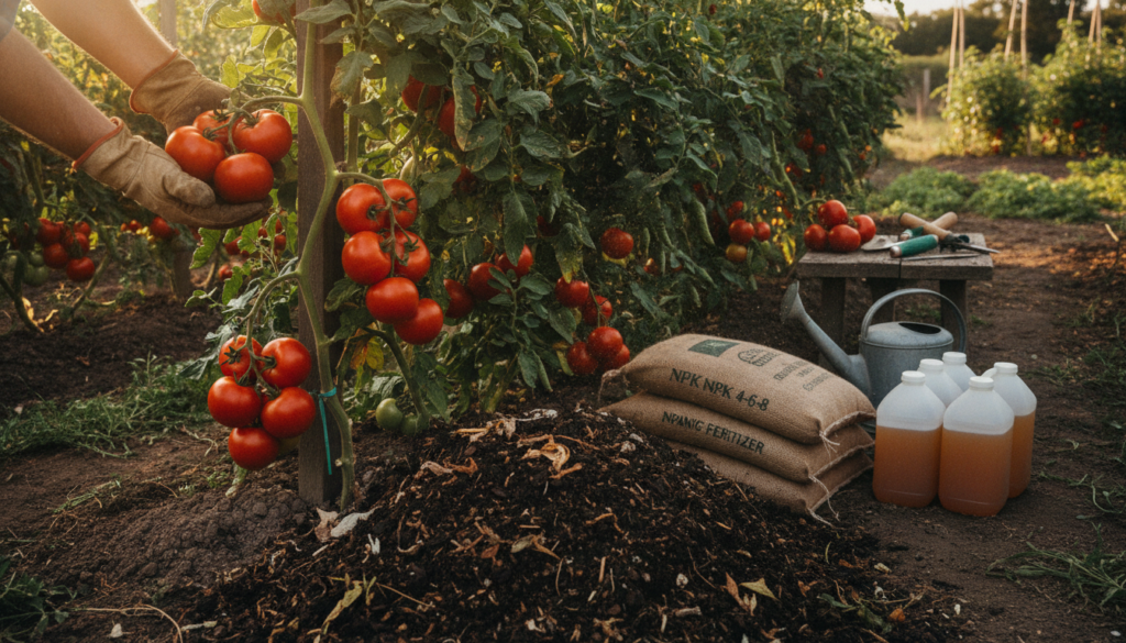 découvrez quel engrais choisir pour obtenir une récolte de tomates abondante et garantir la santé et la croissance optimale de vos plants de tomates.