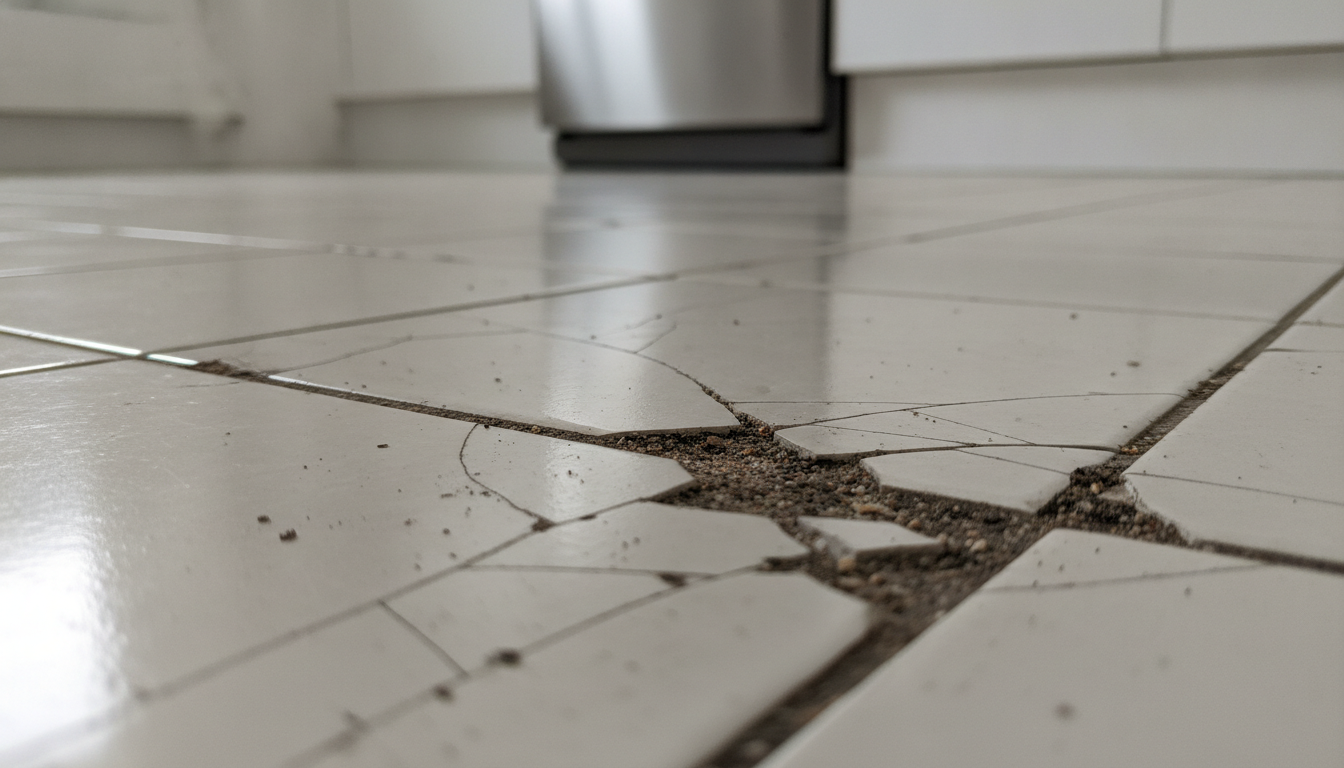 Carrelage qui se fissure après 10 ans : quelles sont les causes et les recours possibles ?